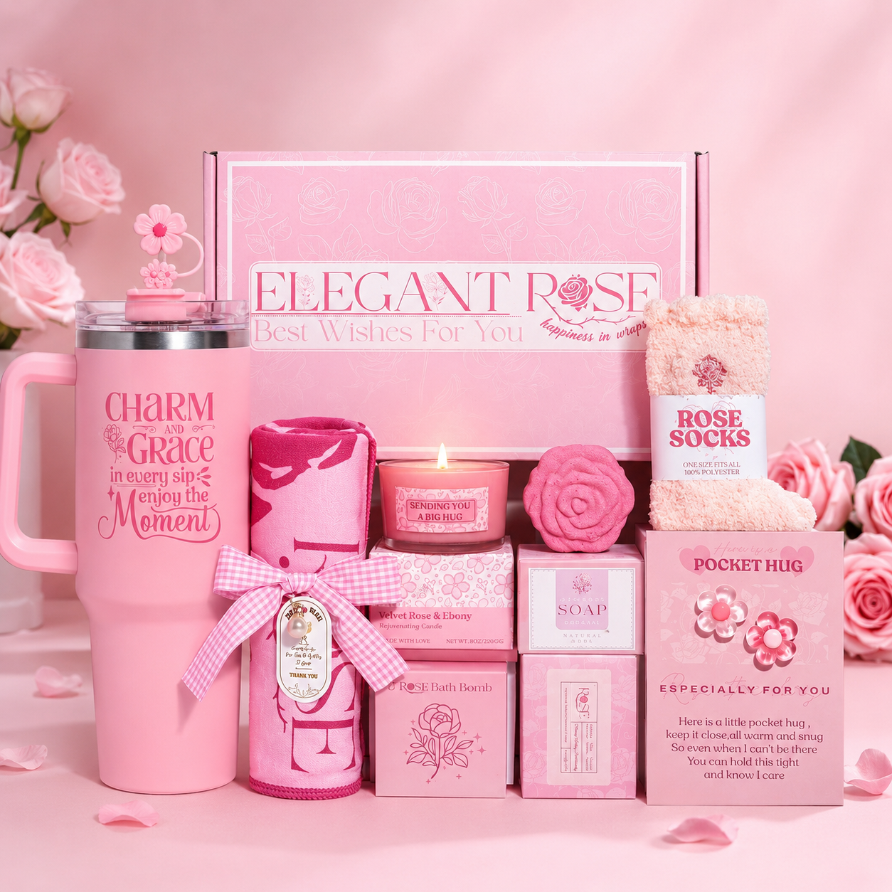 Luxury Pink Self-Care Gift Box