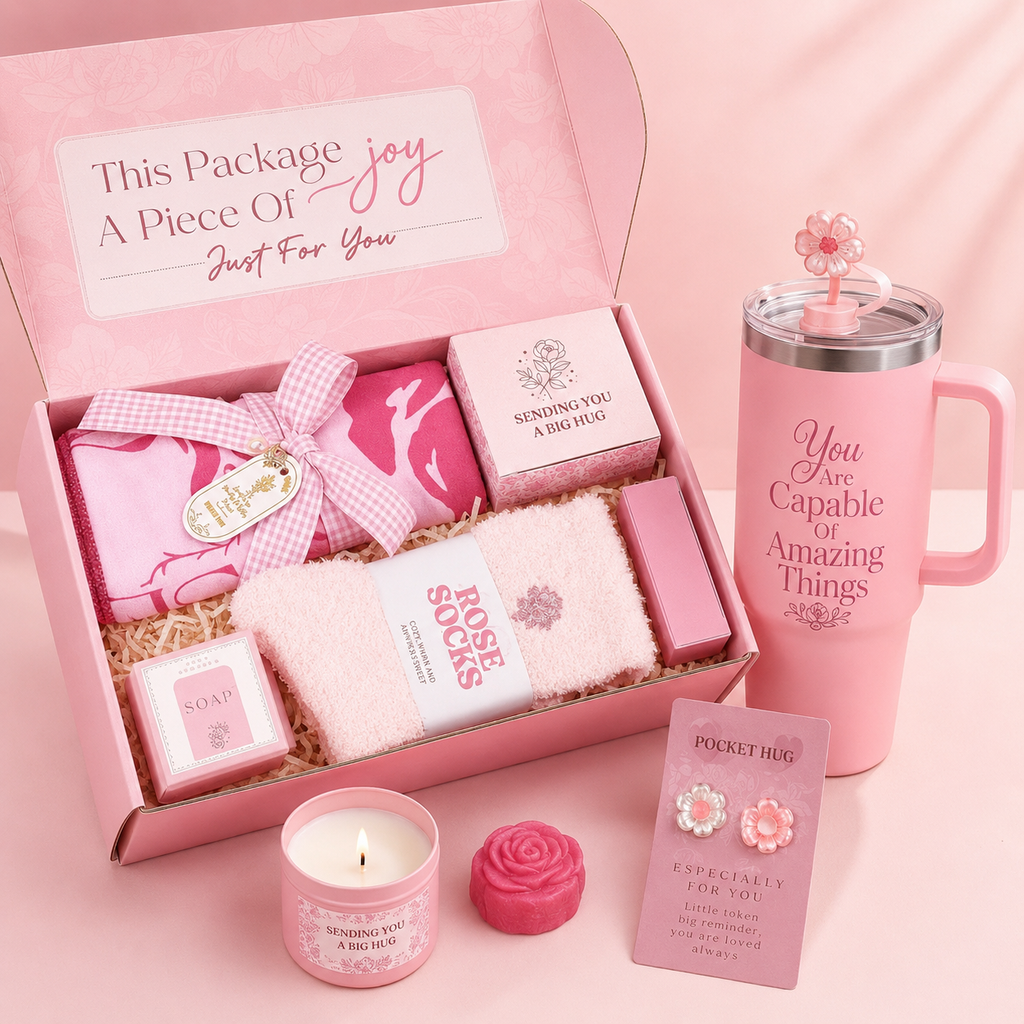 Luxury Pink Self-Care Gift Box