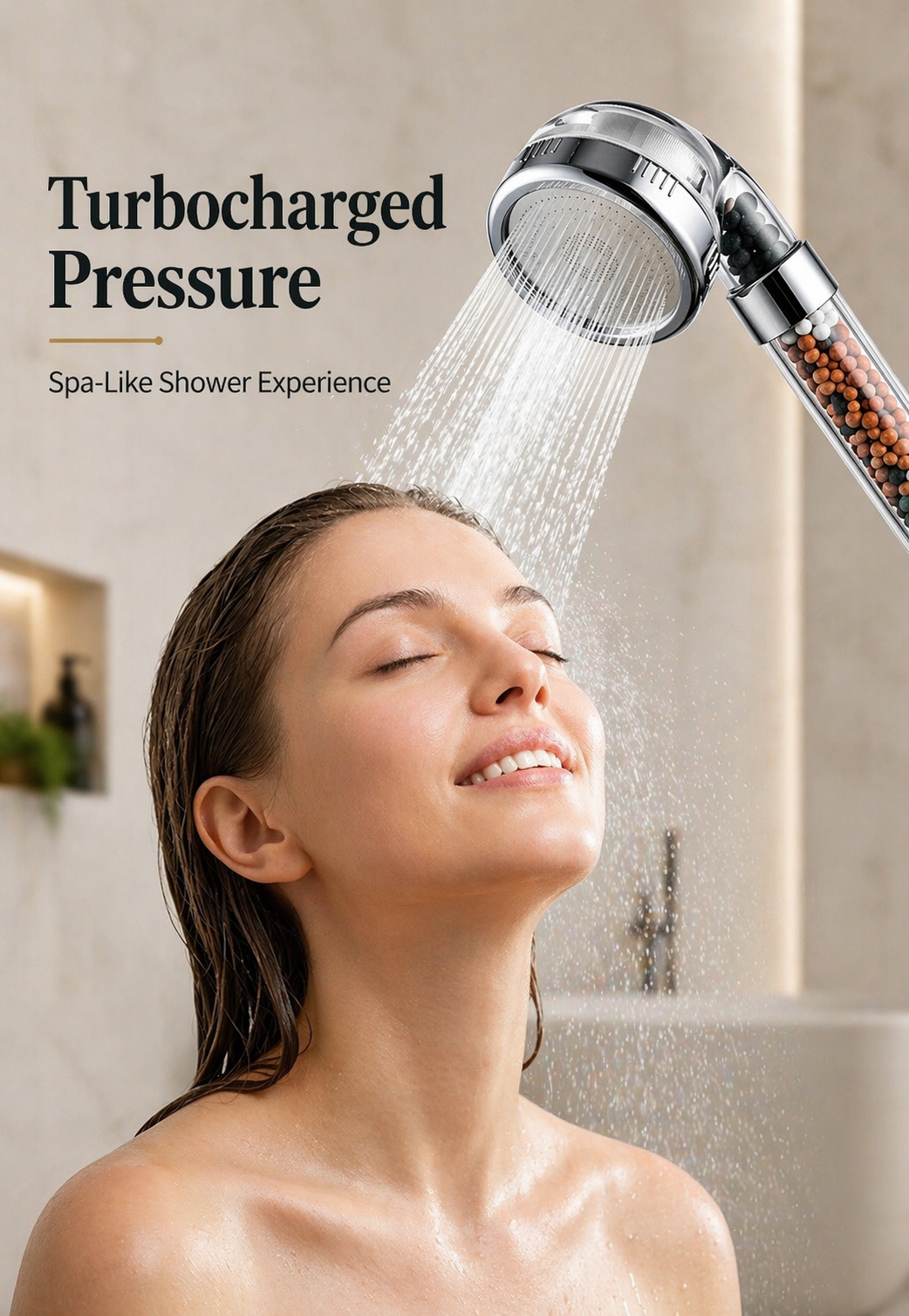 PureAura Shower Filter – Soft Hair & Clean Water